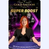 Gold Saloon Super Boost Blackjack